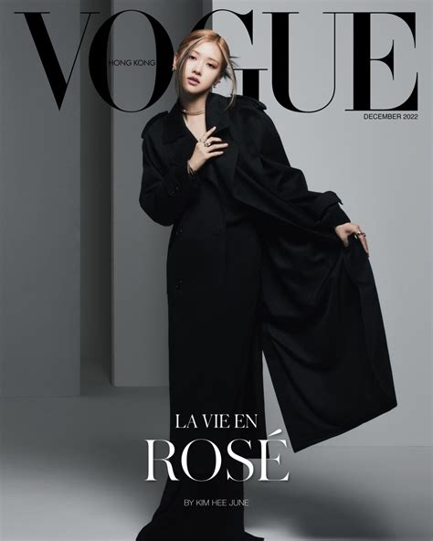 rose blackpink vogue.